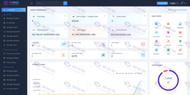 Icomax专业级区块链虚拟货币代币销售与拍卖综合平台源码插图6