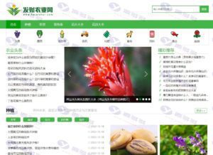 专业农业知识网站模板：帝国CMS 7.5仿《发财农业网》源码插图2