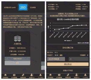 链比特-LianBit区块链挖矿游戏源码：转盘、曲线图与矿池金融投资理财赚钱系统插图