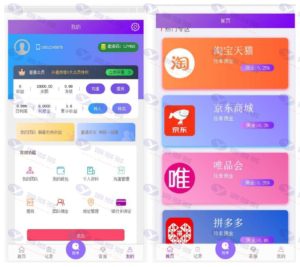京东、拼多多、淘宝、唯品会商城自动抢单系统源码：抢单接单返利、APP封装、资金管理插图4