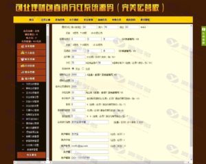 ASP创业理财包直销分红系统源码(完美运营版) 完整开源版插图4