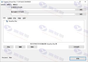 Enigma Virtual Box 11.00.20240826-Chs 中文汉化版：免安装EXE封装工具，轻松打包虚拟文件插图